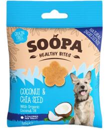 BALENÍ 10 ks - Soopa Healthy Bites s kokosem a chia semínky 50 g