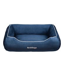 Red Dingo Donut Bed Pelech pro psy Medium 80 cm – modrý