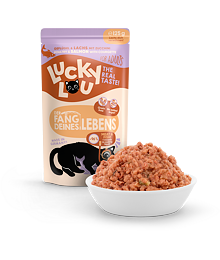 Lucky Lou Lifestage Adult s drůbežím masem a lososem 125 g