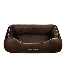 Red Dingo Donut Bed Pelech pro psy Large 100 cm – hnědý
