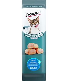 Dokas Kuřecí rolky s náplní z hovězího masa a tuňáka 10 g
