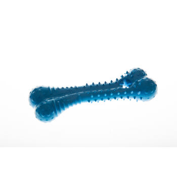 Baxter kost gumová 18 cm - modrá