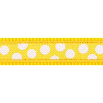 Vodítko RD přep. 12 mm x 2 m-White Spots on Yellow