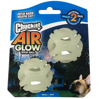 Chuckit! Air Glow Ball děrované svíticí míčky – Small 5 cm – 2 ks