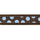 Vodítko RD přep. 15 mm x 2 m - Blue Spots on Brown